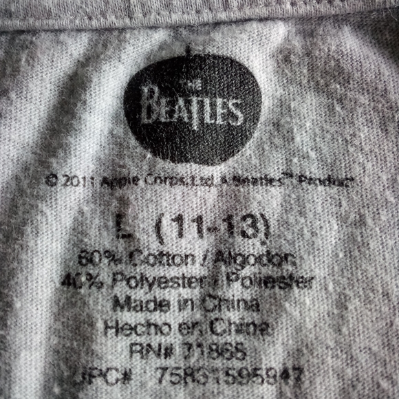 The Beatles large Gray band t-shirt - Picture 6 of 10